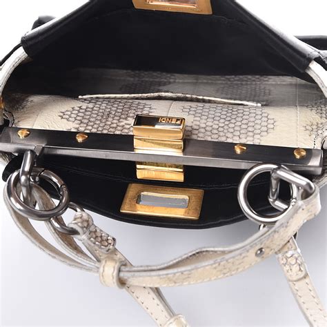 fendi peekaboo black gold|Fendi peekaboo fashionphile.